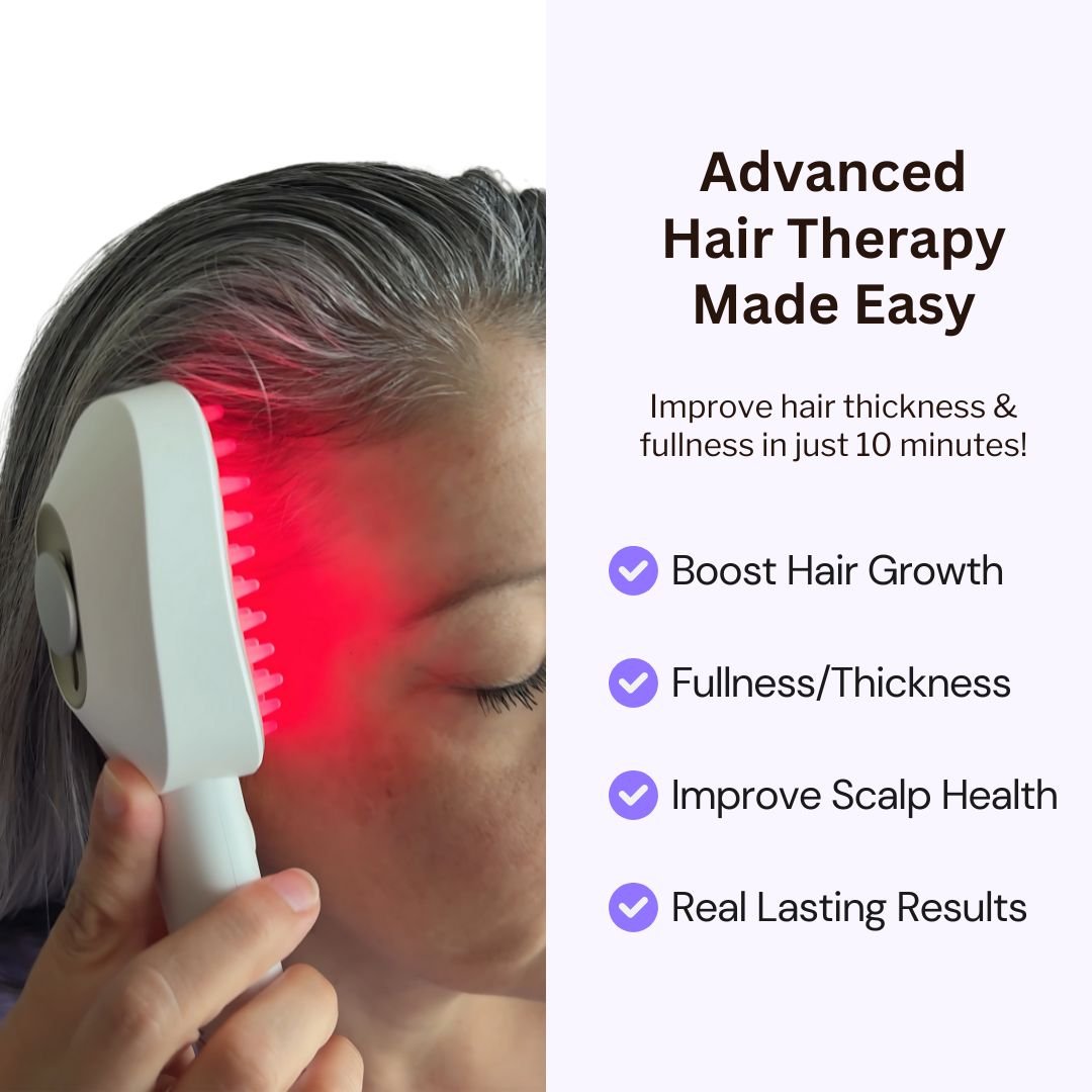 TheraBrush™ + Hair Tonic Natural Hair Growth Kit
