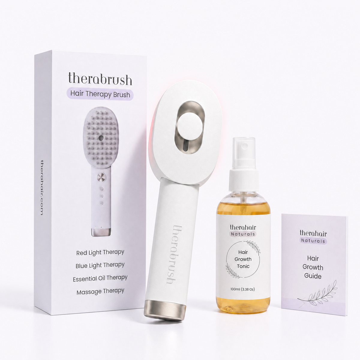 TheraBrush and its product packaging