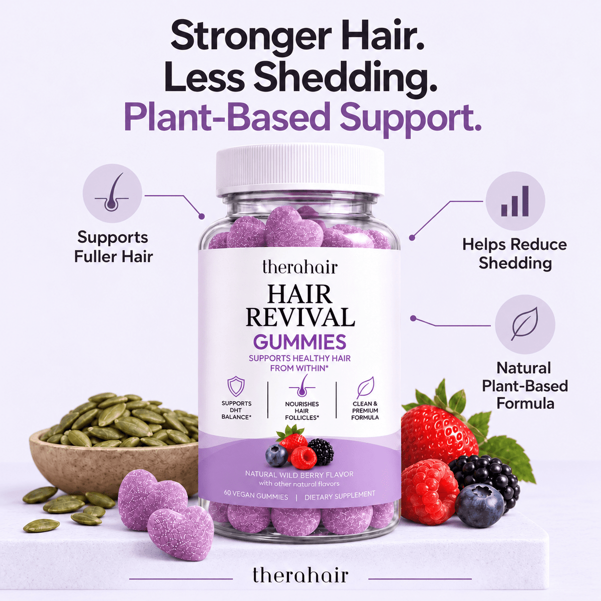 TheraHair Hair Revival Gummies — 02-benefits