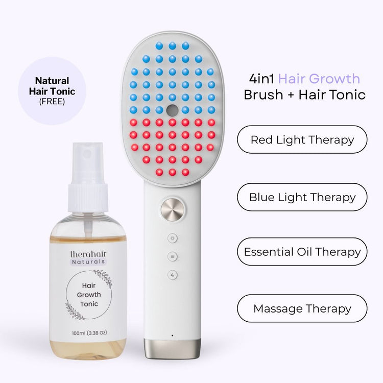 TheraBrush™ + Hair Tonic Natural Hair Growth Kit