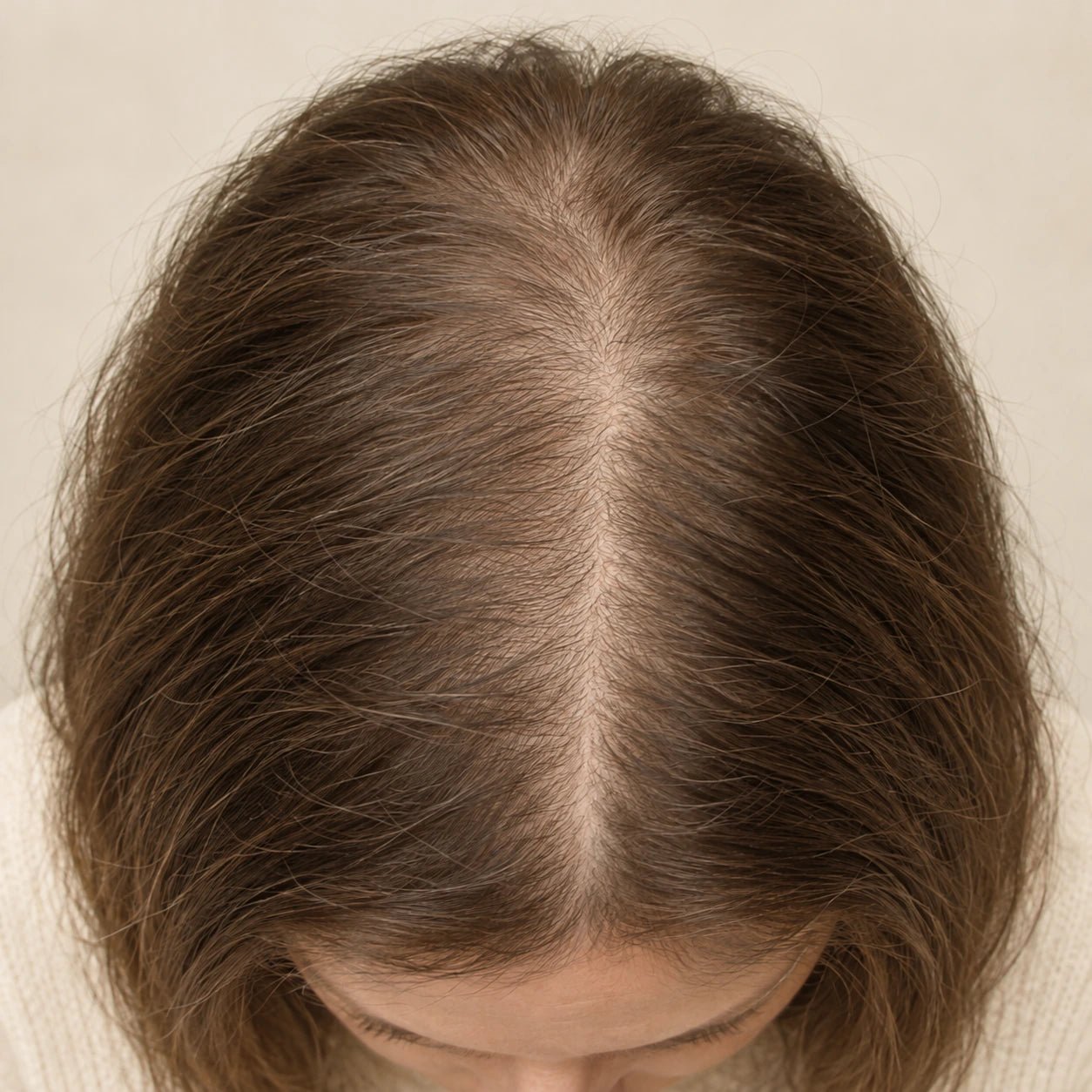 AI illustration of hair density at hypothetical week 8